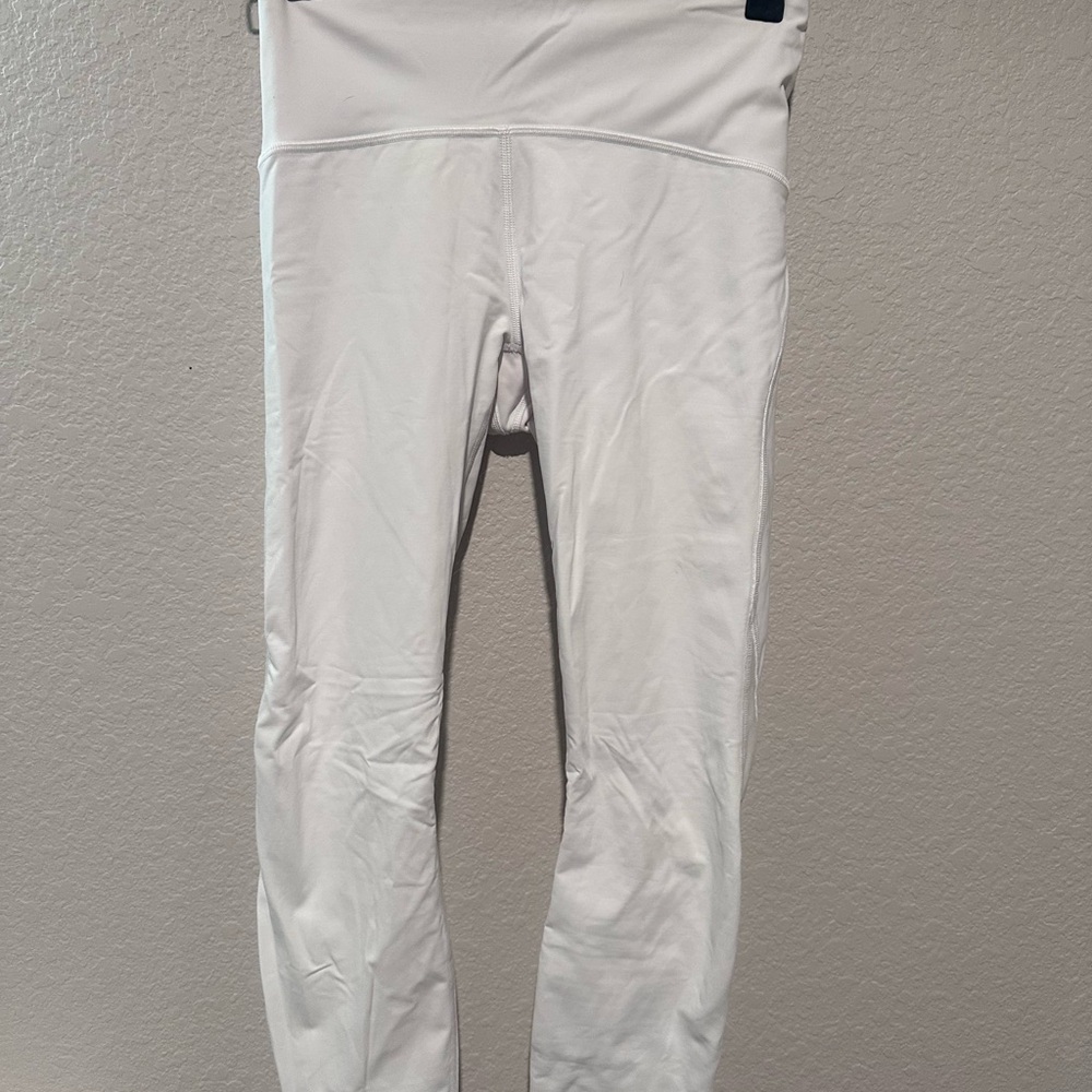lululemon athletica double lined wunder under White Leggings